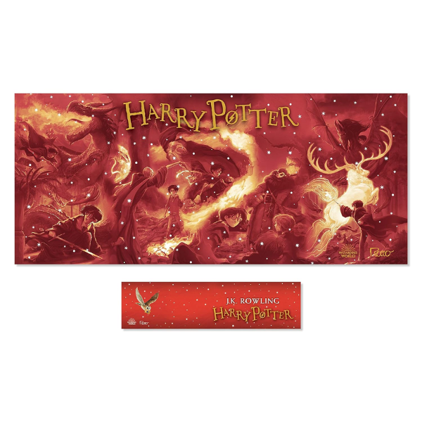 Box Harry Potter vermelho (edição “britânica”) Capa comum