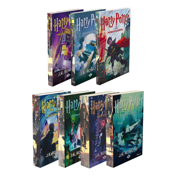 Box Harry Potter - Edição Pottermore: 7 livros com adesivos