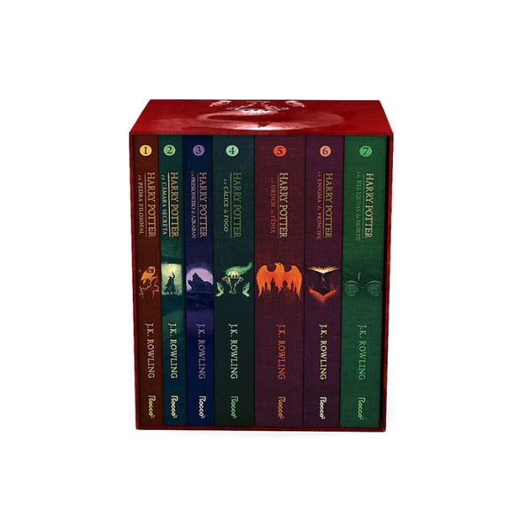 Box Harry Potter Premium Vermelho (7 Livros em capa dura) Capa dura