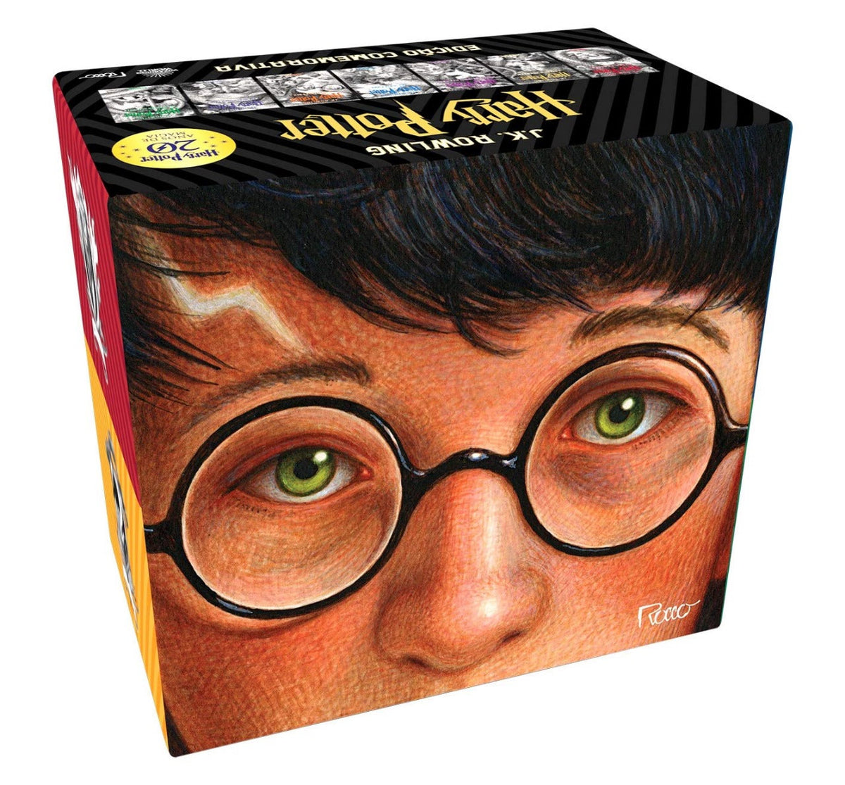 Box Harry Potter Edição Comemorativa 20 Anos Capa dura